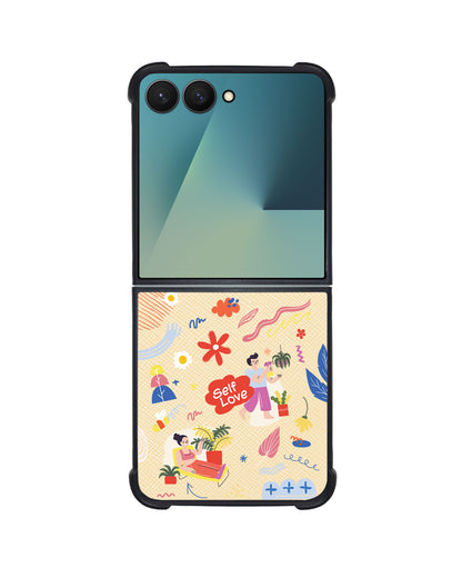 Android Flip / Fold Leather Grip - Self Love Sticker Pack 1.0