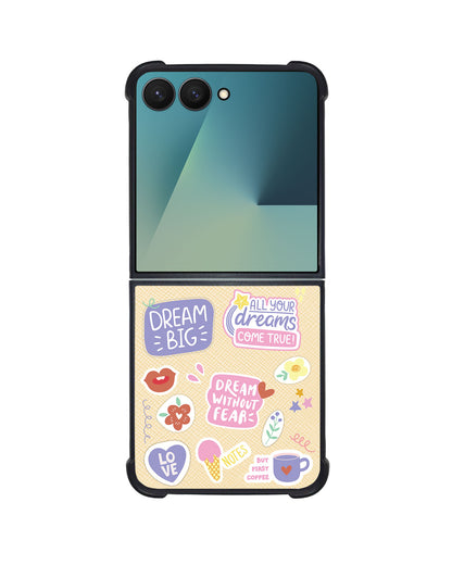 Android Flip / Fold Leather Grip - Dream Sticker Pack