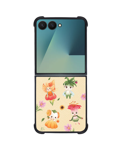 Android Flip / Fold Leather Grip - Magical Garden