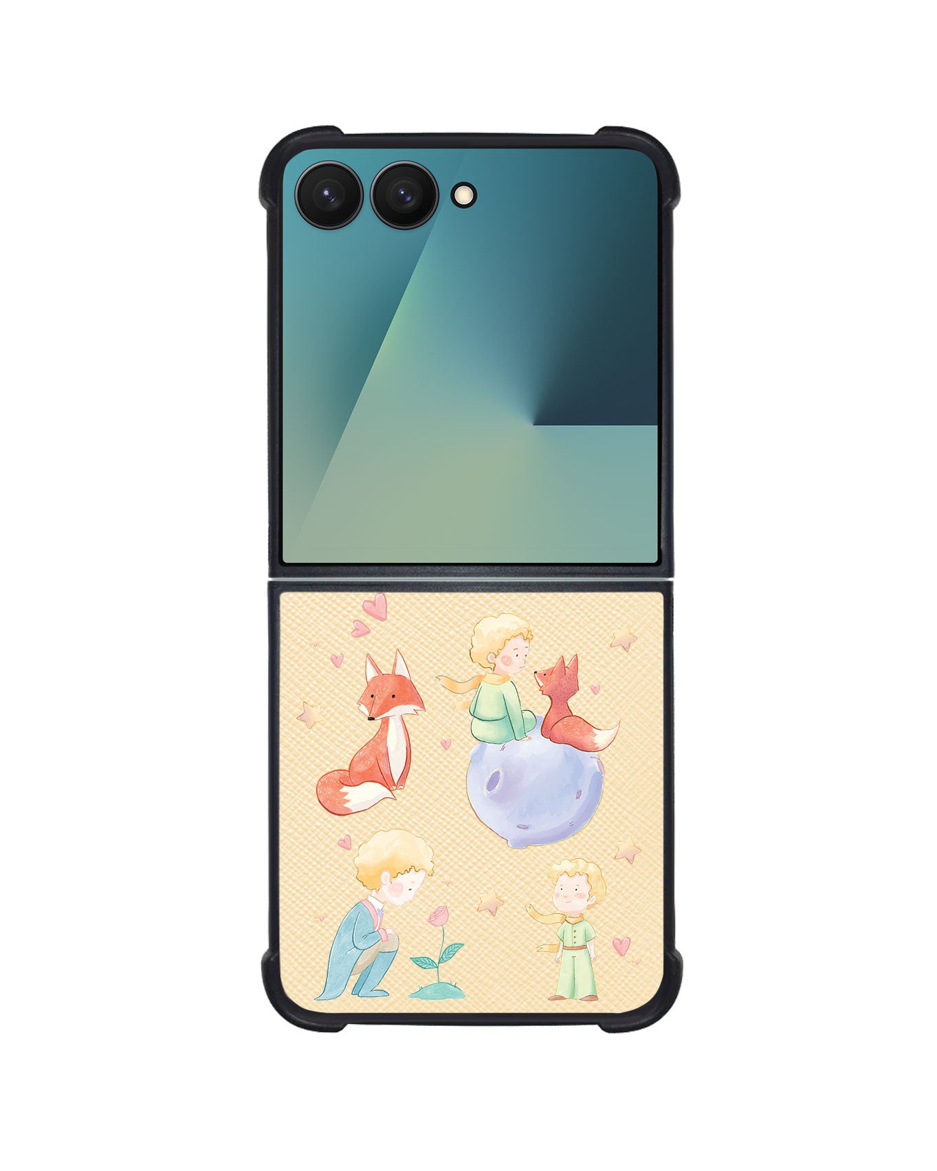 Android Flip / Fold Leather Grip - Little Prince & Fox