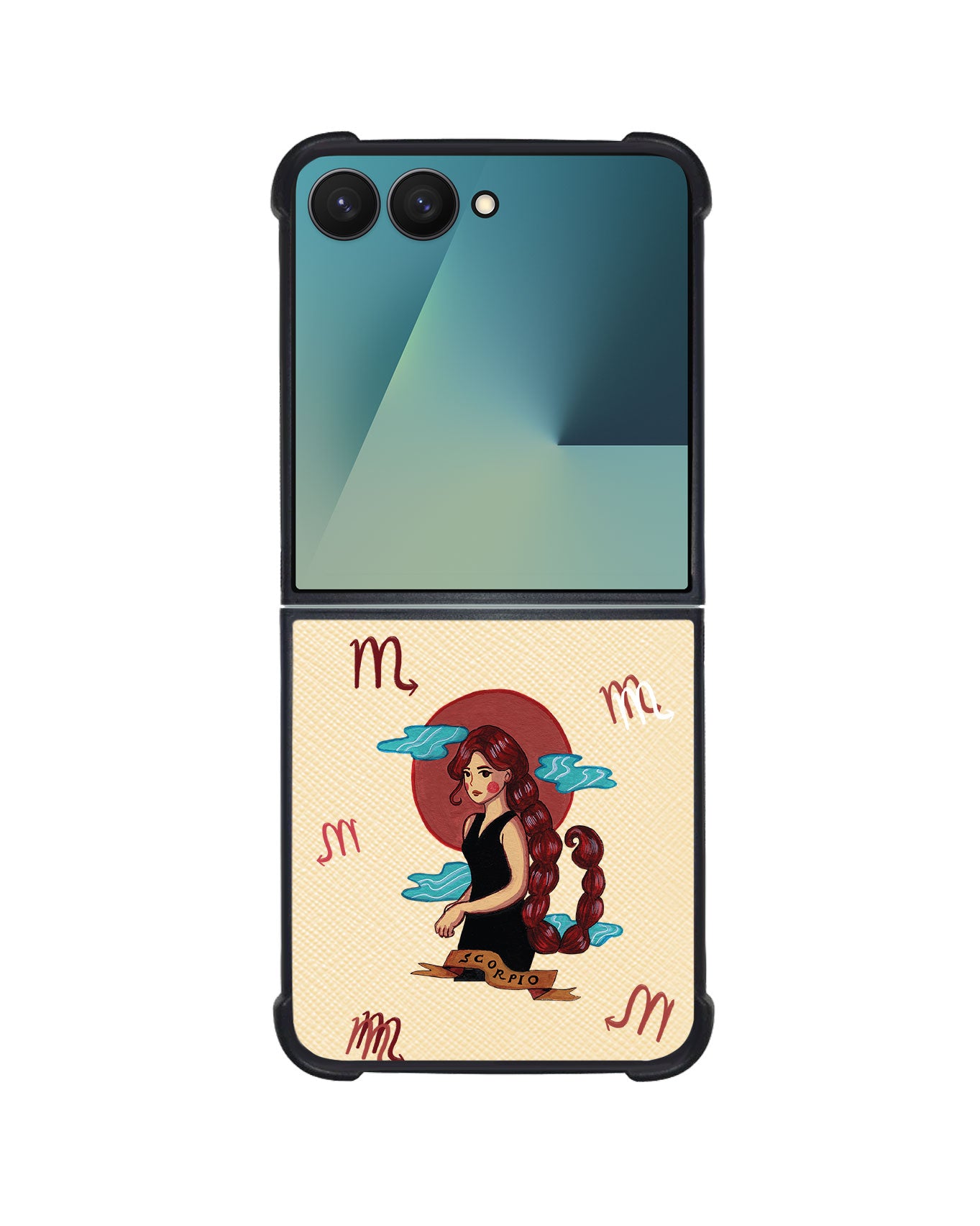 Android Flip / Fold Leather Grip - Scorpio