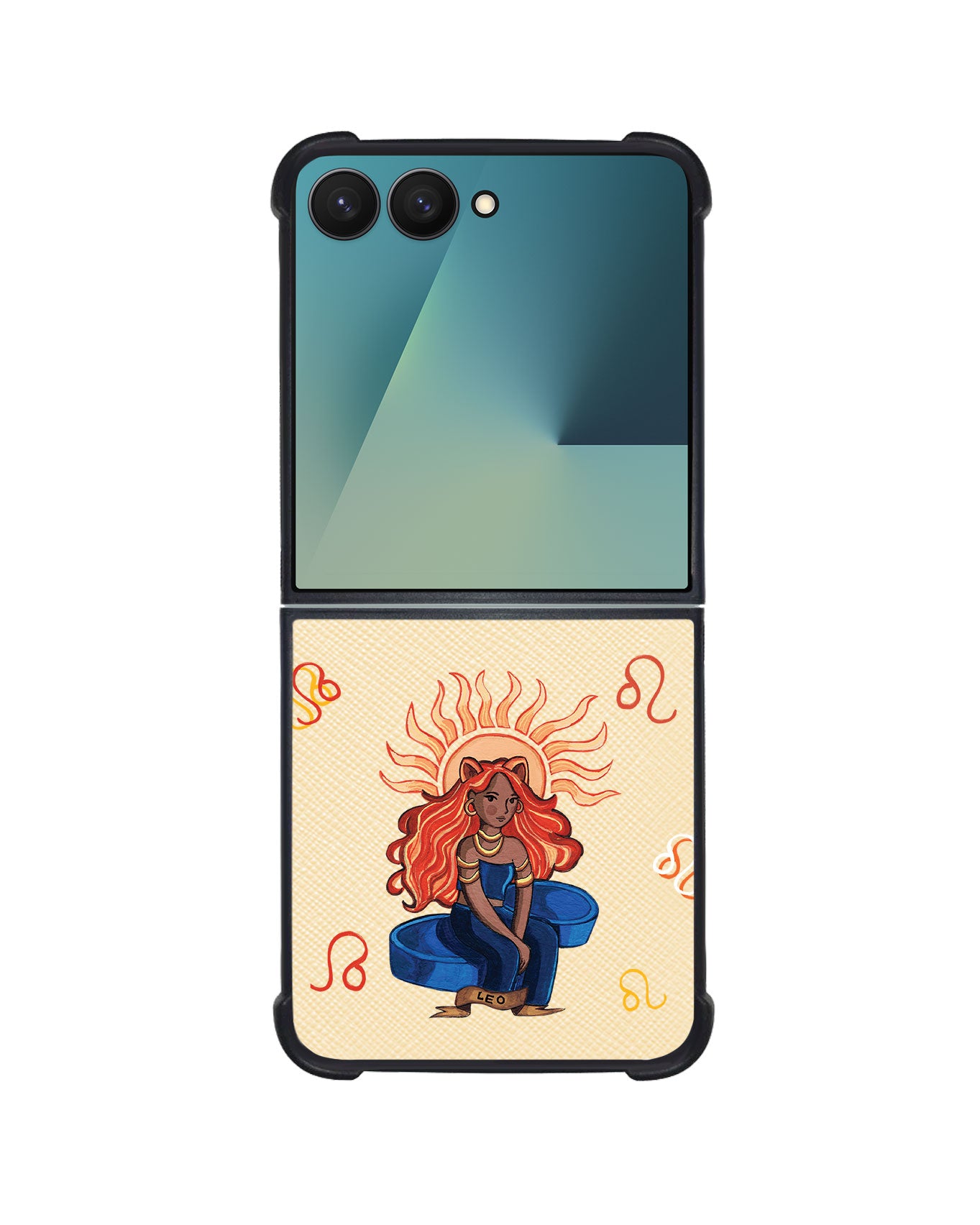 Android Flip / Fold Leather Grip - Leo