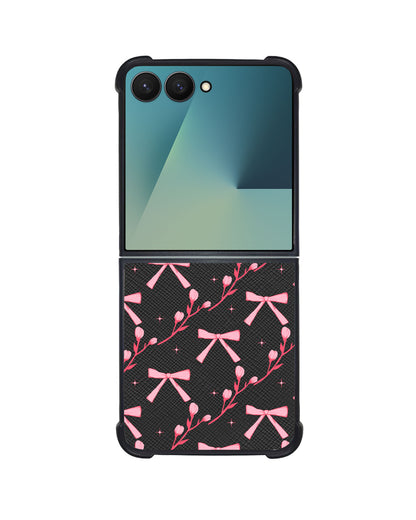 Android Flip / Fold Leather Grip - Coquette Floral