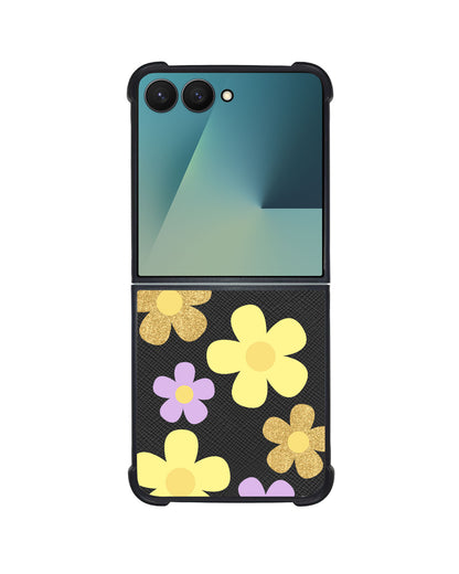 Android Flip / Fold Leather Grip - Daisy Twinkle
