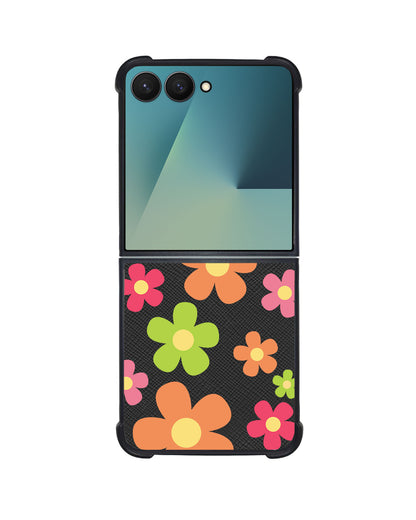 Android Flip / Fold Leather Grip - Daisy Sunshine 2.0