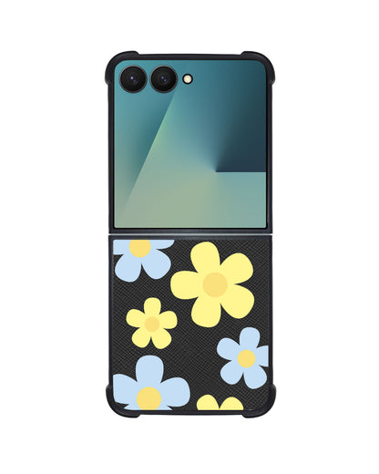 Android Flip / Fold Leather Grip - Daisy Skies