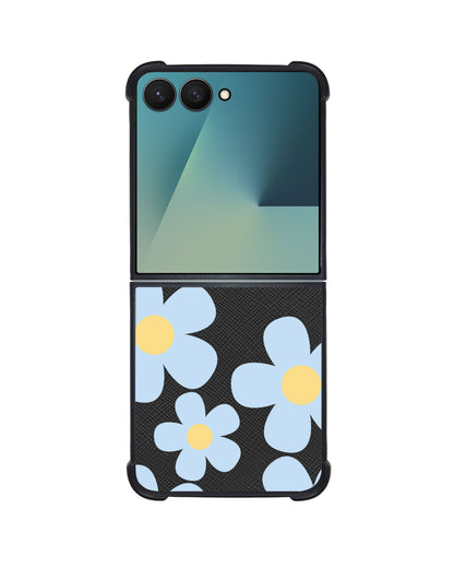 Android Flip / Fold Leather Grip - Daisy Garland