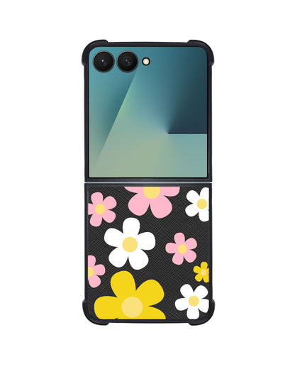 Android Flip / Fold Leather Grip - Daisy Fresh