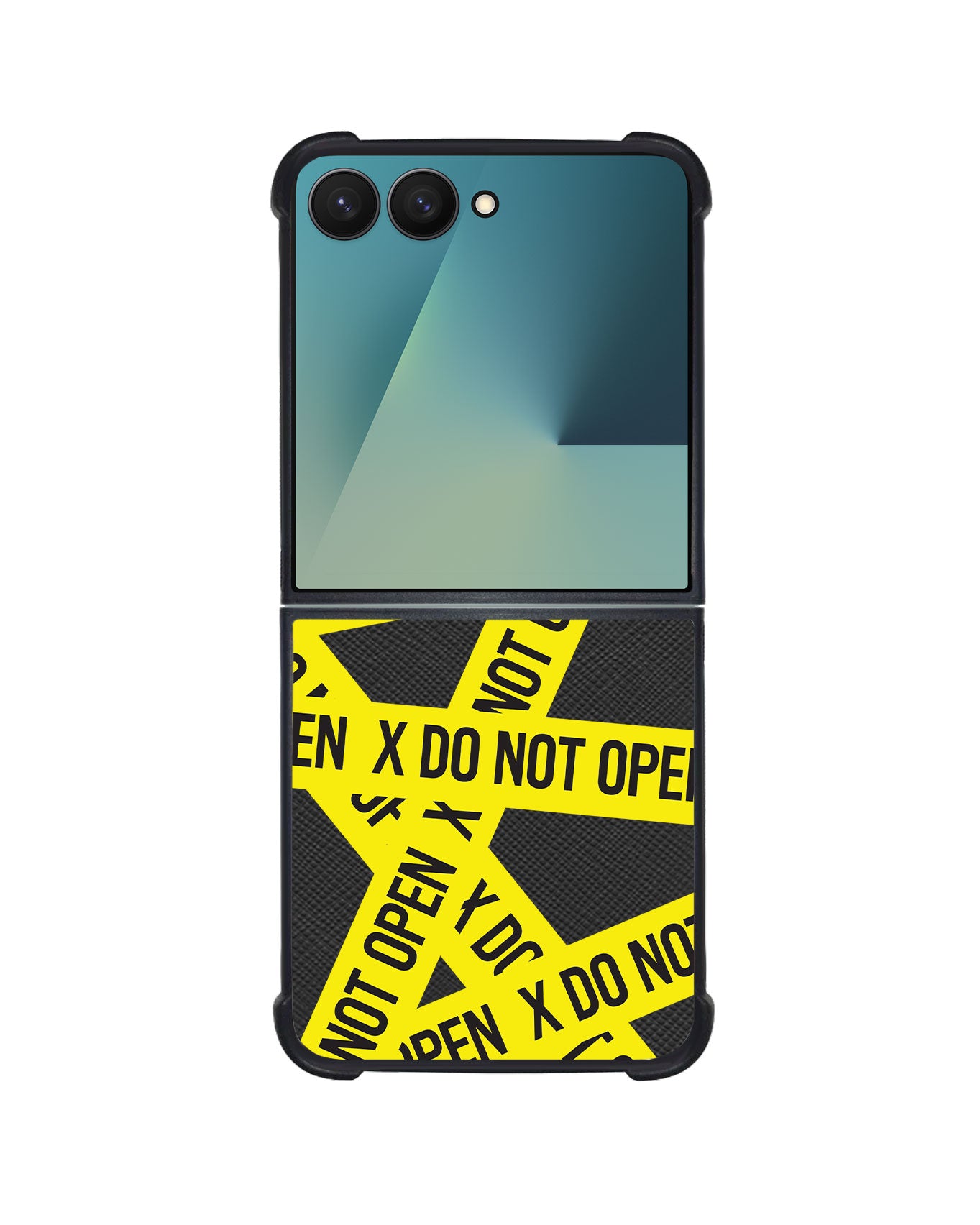 Android Flip / Fold Leather Grip - Do Not Open 2.0