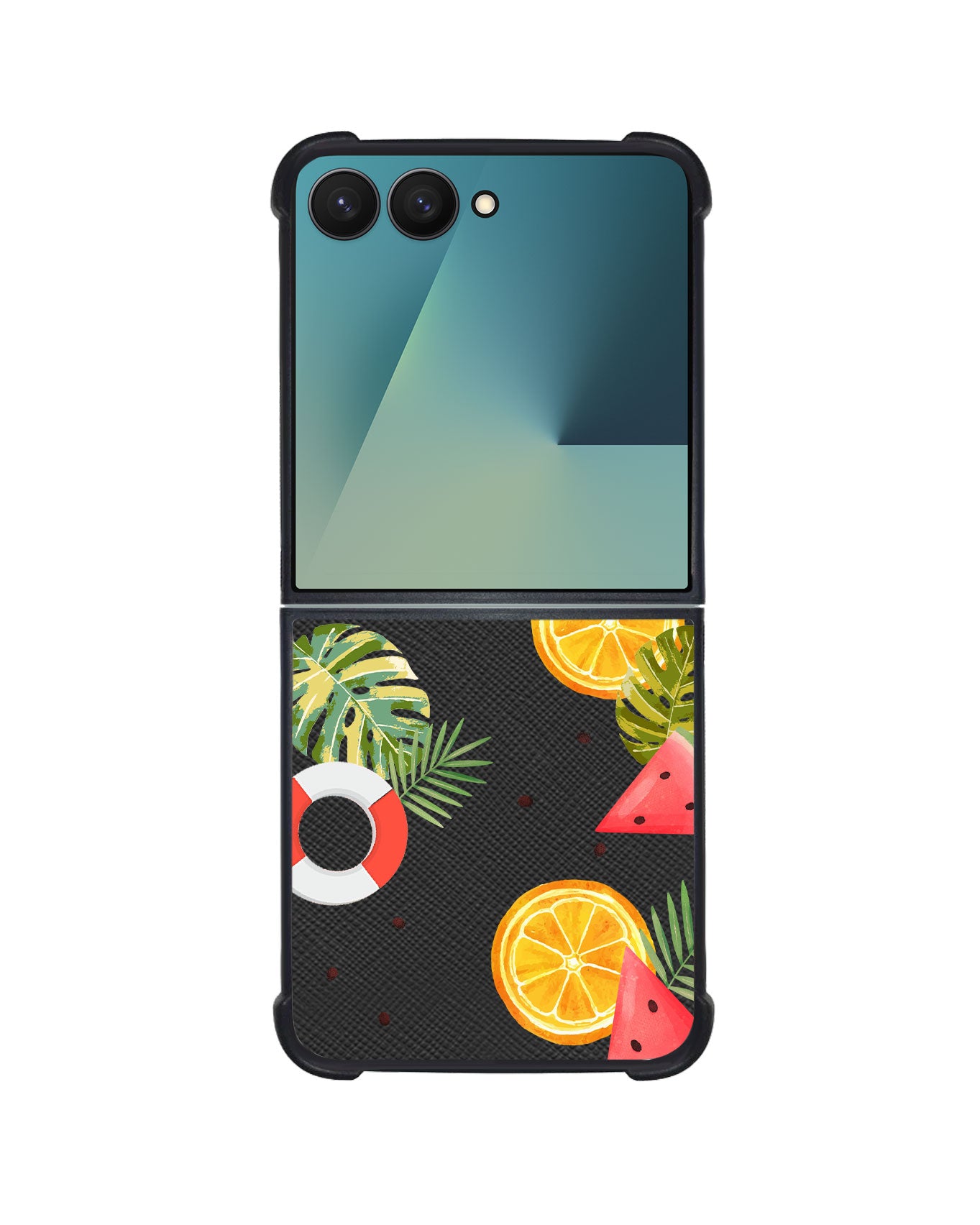 Android Flip / Fold Leather Grip - Caribbean Vibes