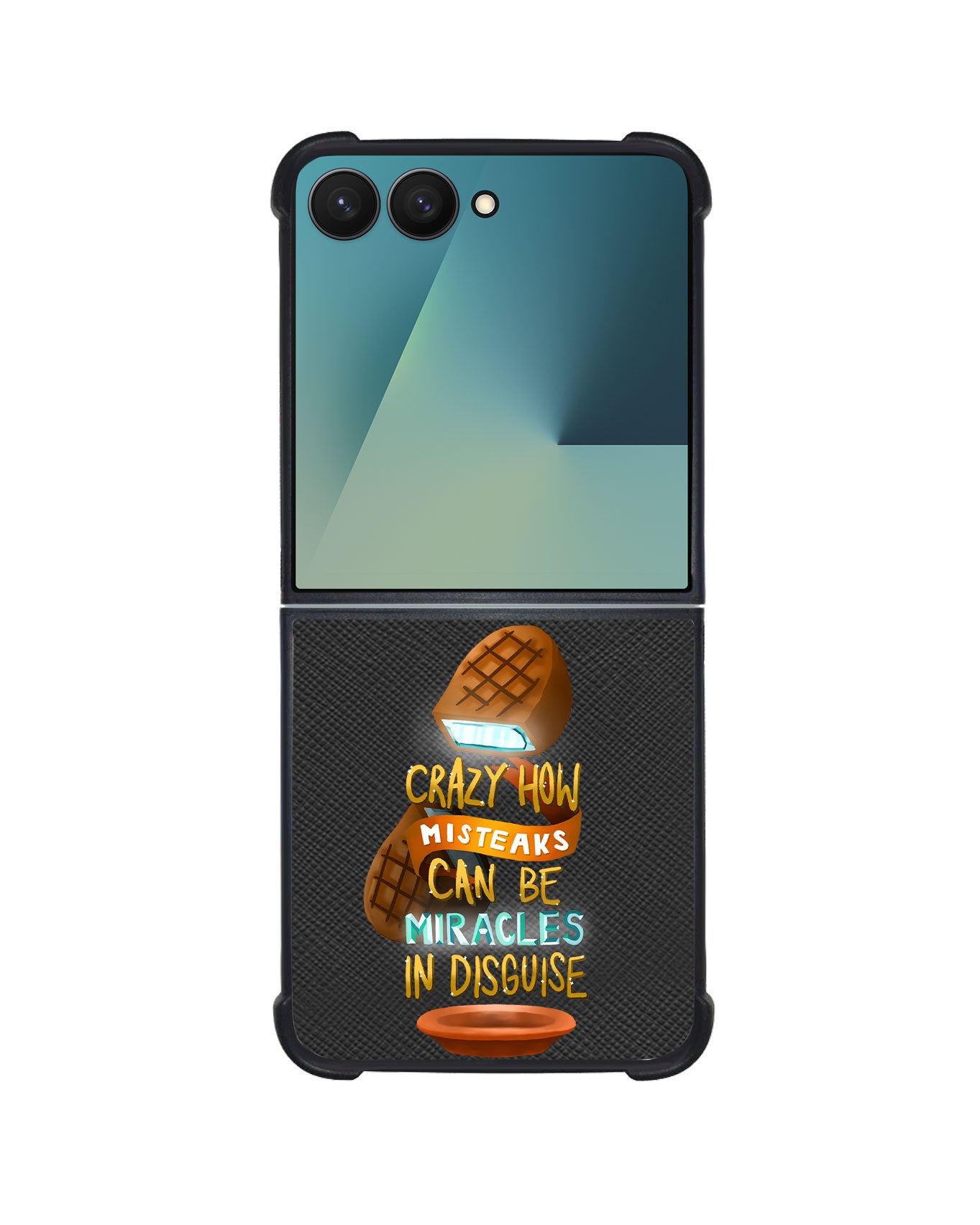 Android Flip / Fold Leather Grip - Misteak