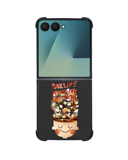 Android Flip / Fold Leather Grip - Ketopuns