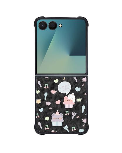 Android Flip / Fold Leather Grip - Cupcake