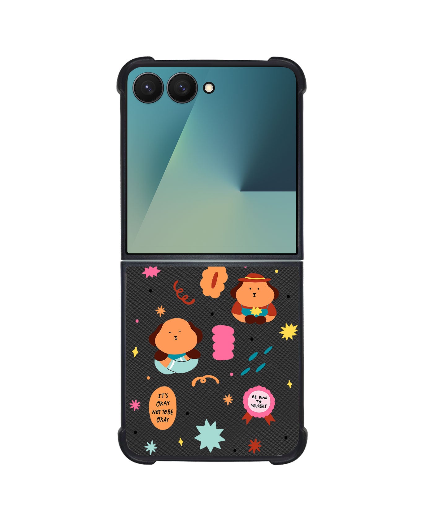 Android Flip / Fold Leather Grip - Selflove Garden