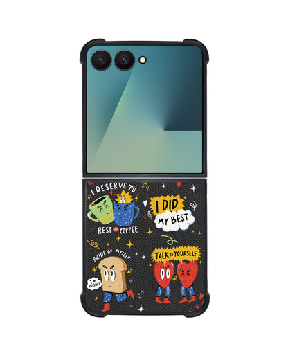 Android Flip / Fold Leather Grip - Selfless Love 3.0