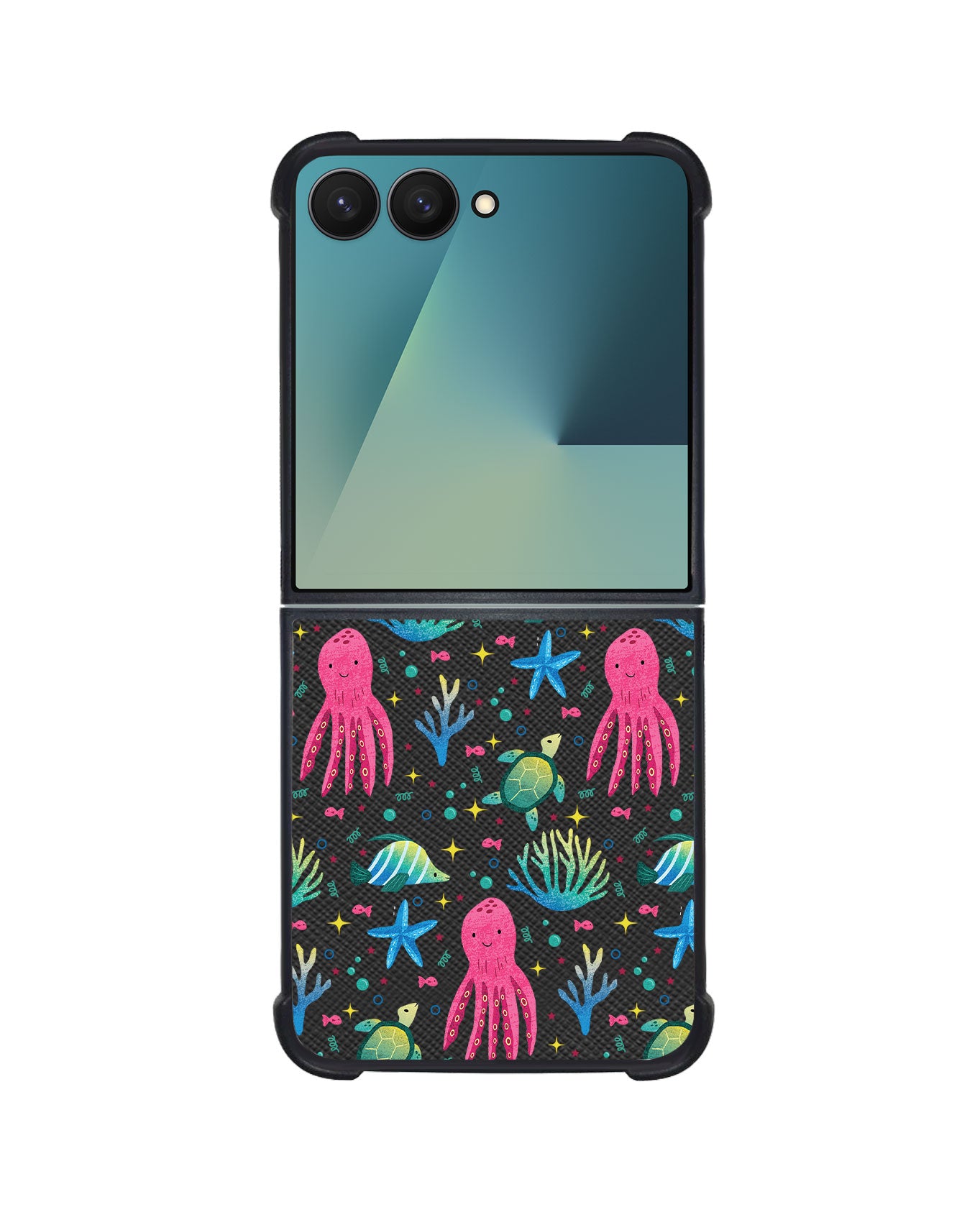 Android Flip / Fold Leather Grip - Underwater Dreams 2.0