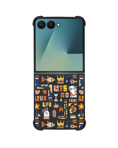 Android Flip / Fold Leather Grip - Life in Color