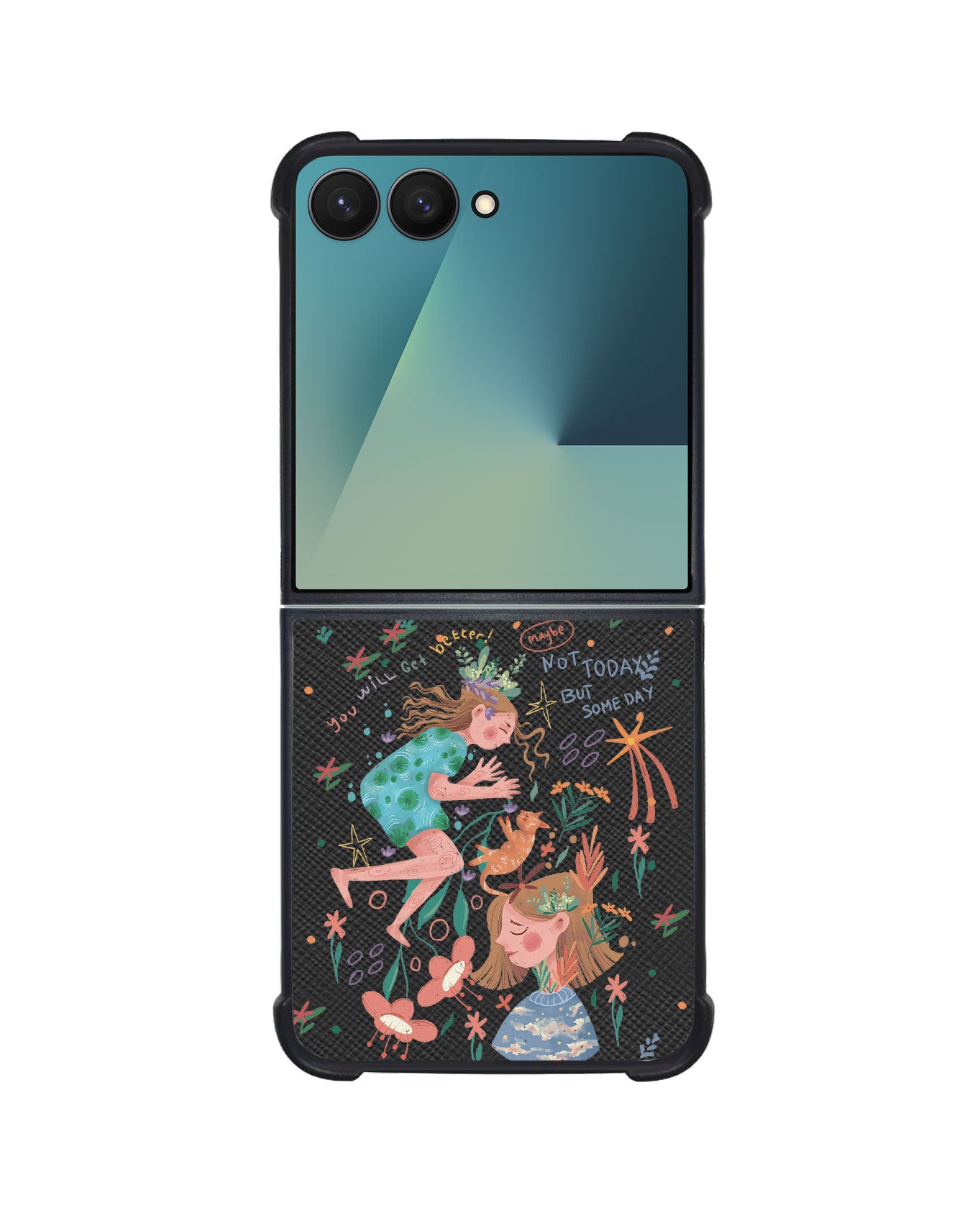 Android Flip / Fold Leather Grip - Get Better