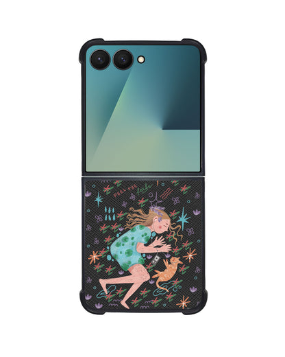 Android Flip / Fold Leather Grip - Feel the Feels