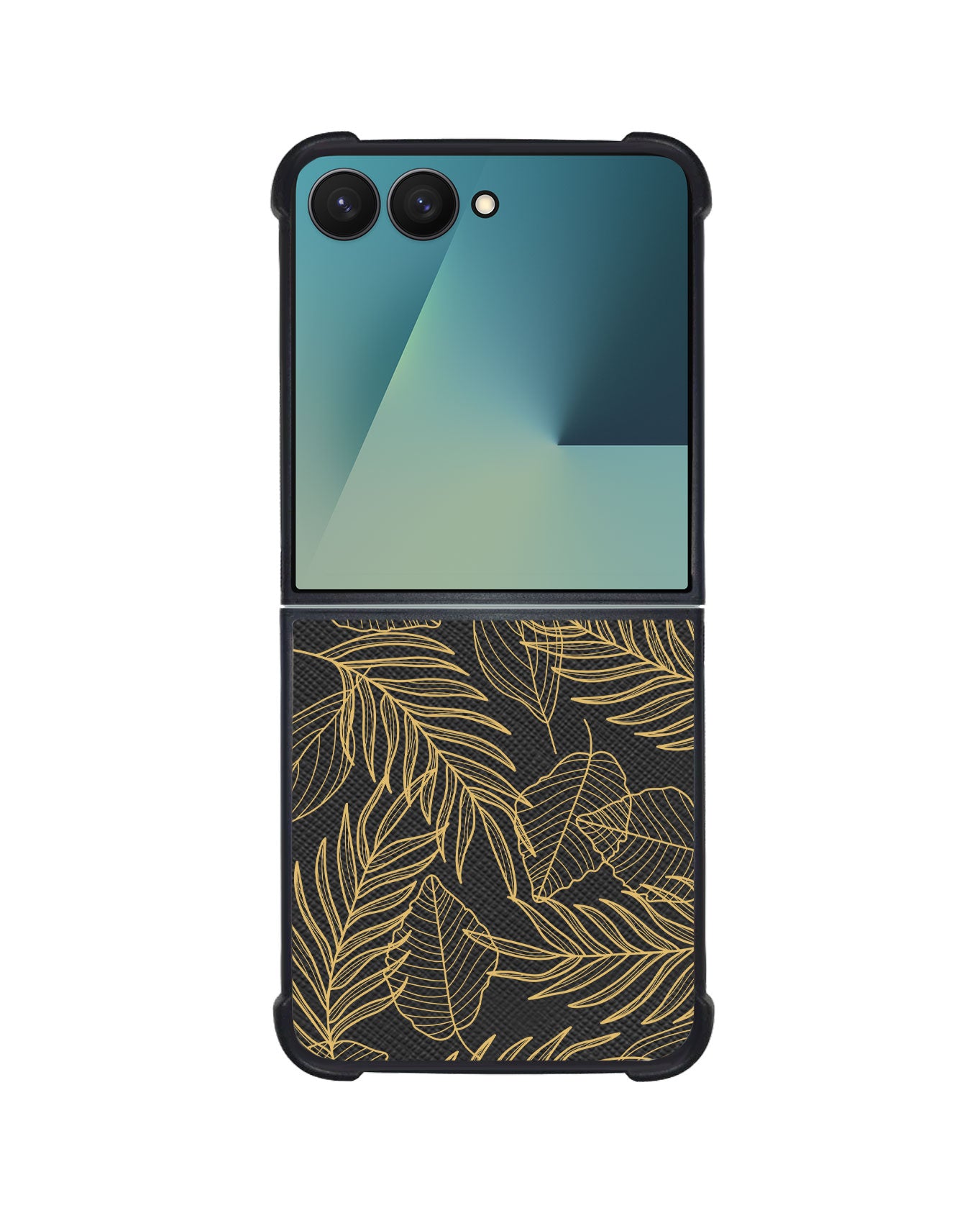 Android Flip / Fold Leather Grip - Sketchy Tropical 1.0