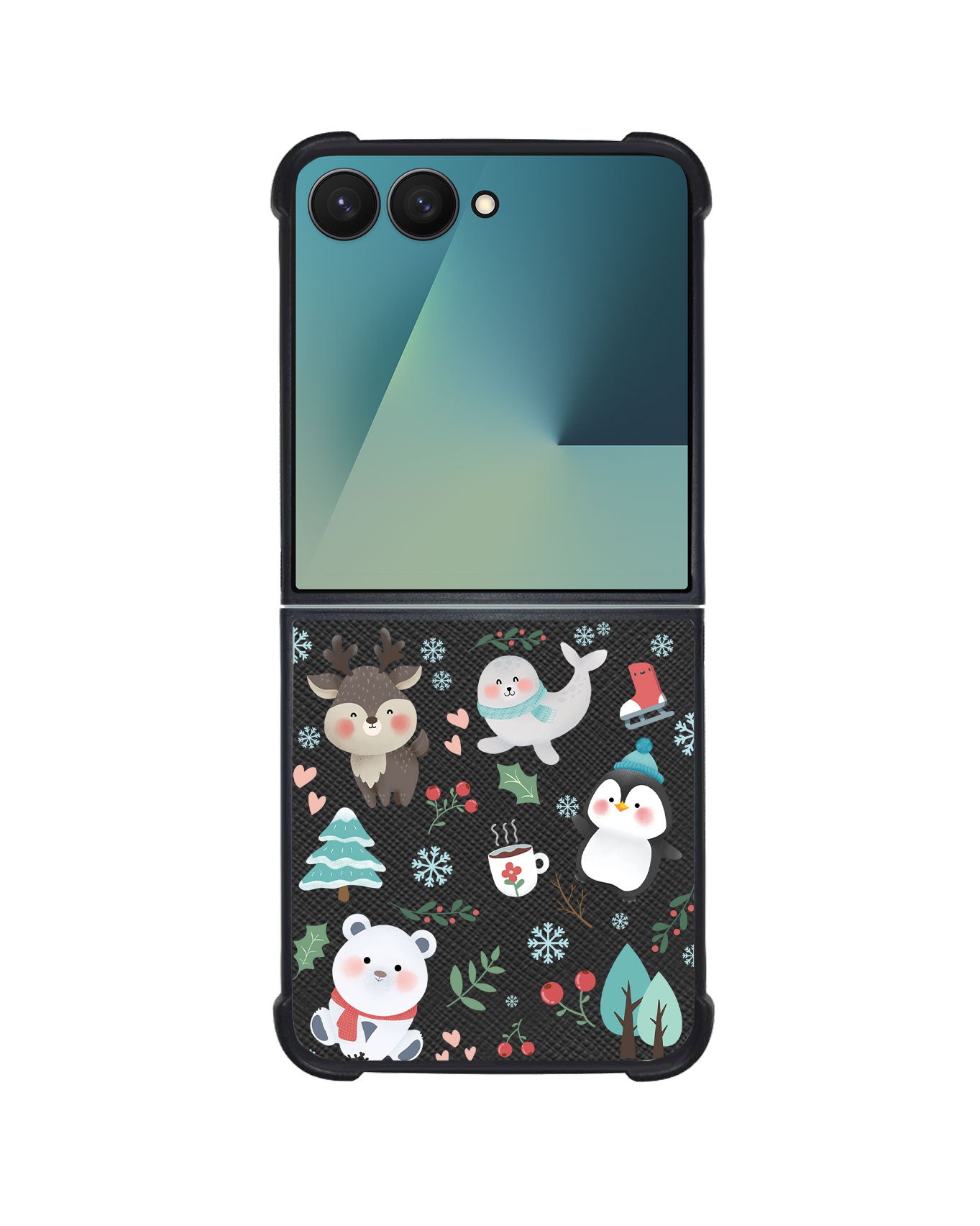 Android Flip / Fold Leather Grip - Winter