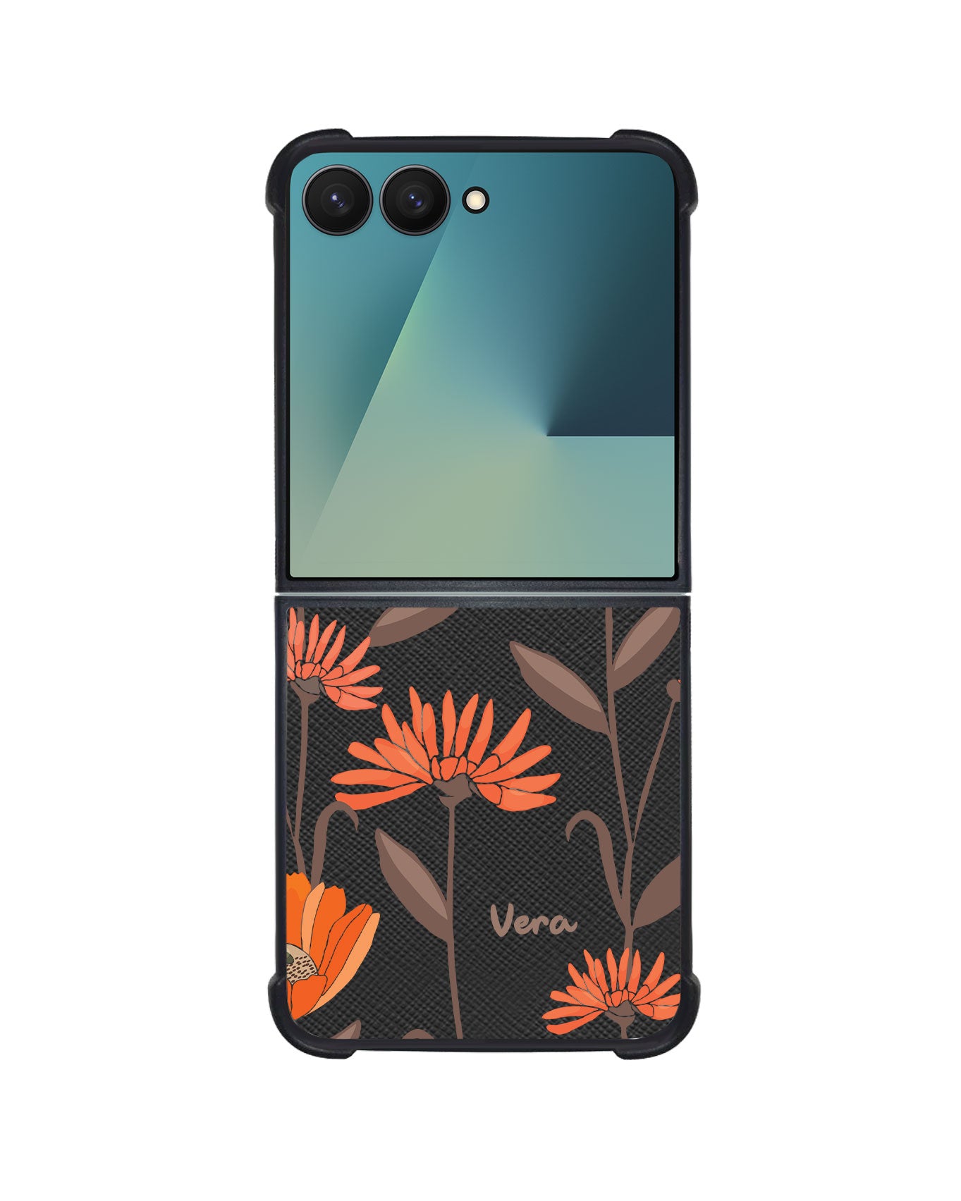 Android Flip / Fold Leather Grip - November Marigold