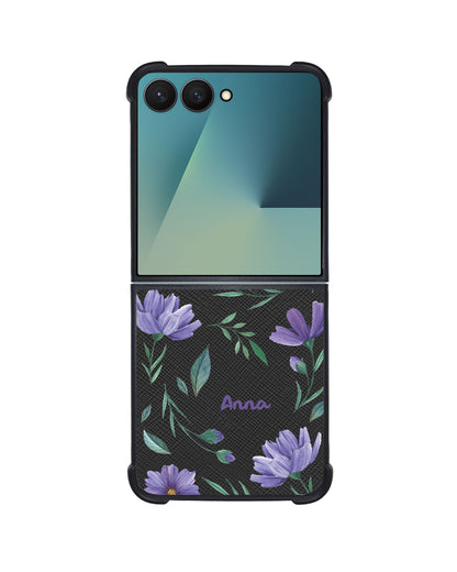 Android Flip / Fold Leather Grip - February Violet