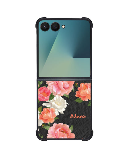 Android Flip / Fold Leather Grip - August Peony