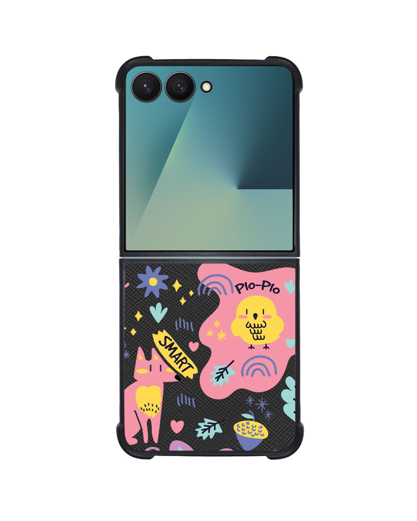 Android Flip / Fold Leather Grip - Pio n Friends