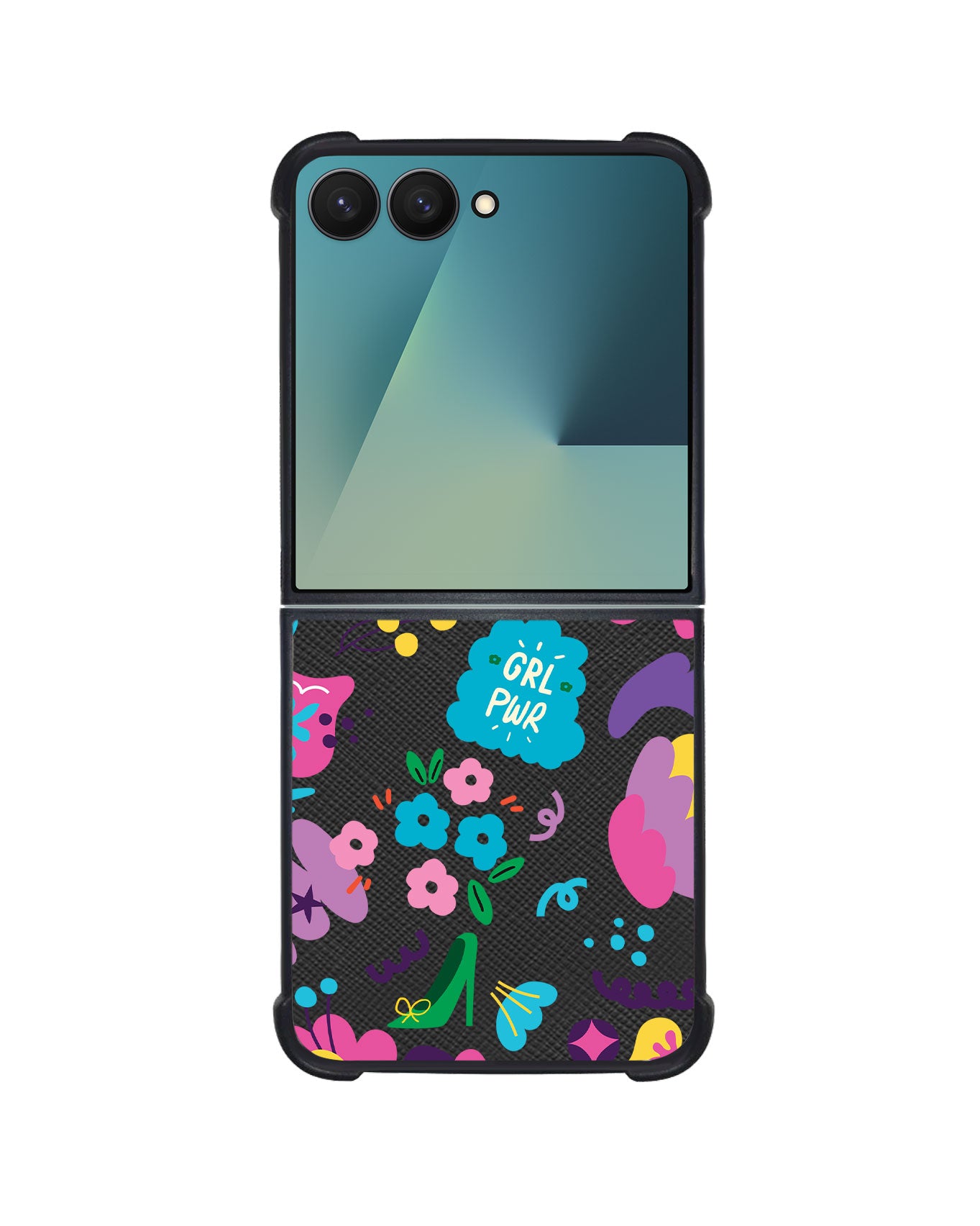 Android Flip / Fold Leather Grip - Girl Power 1.0