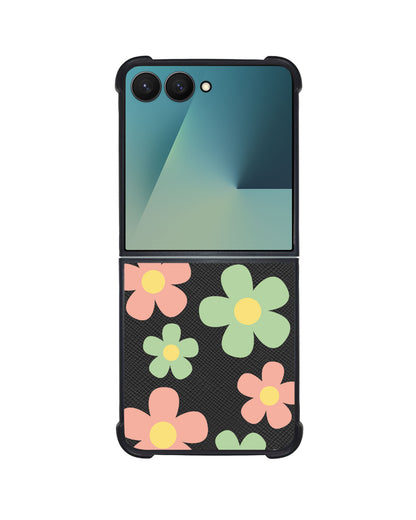 Android Flip / Fold Leather Grip - Daisy Spring