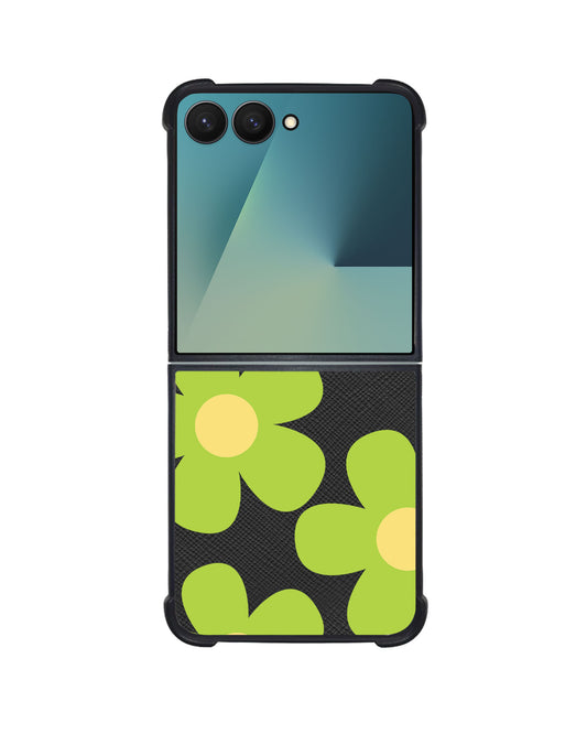 Android Flip / Fold Leather Grip - Daisy Bloom