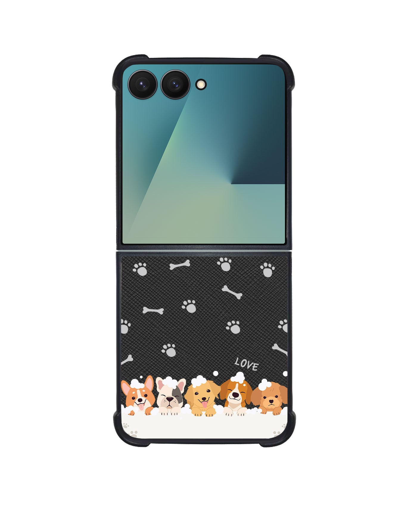 Android Flip / Fold Leather Grip - Ruff Family 2.0