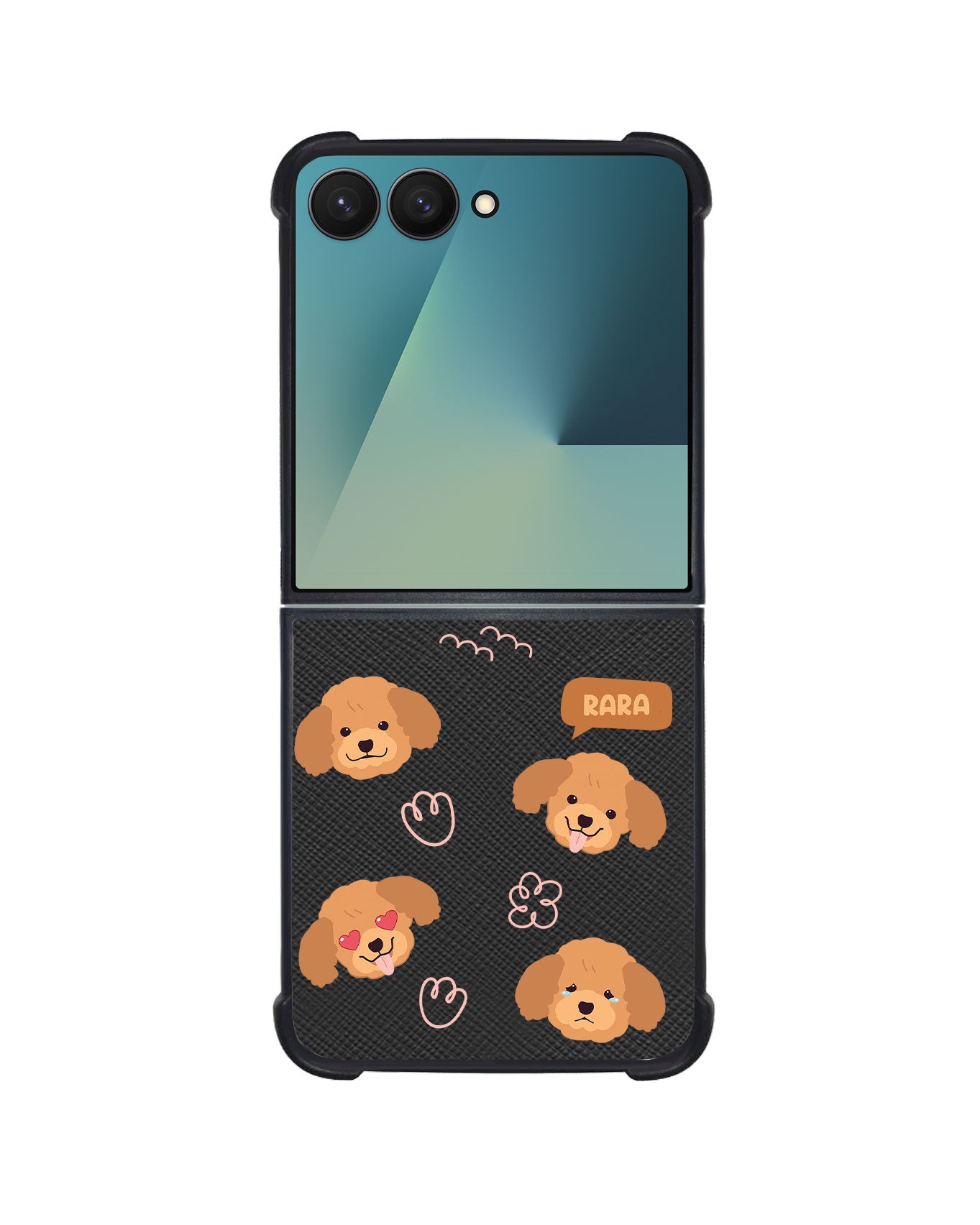 Android Flip / Fold Leather Grip - Poodle Squad 3.0