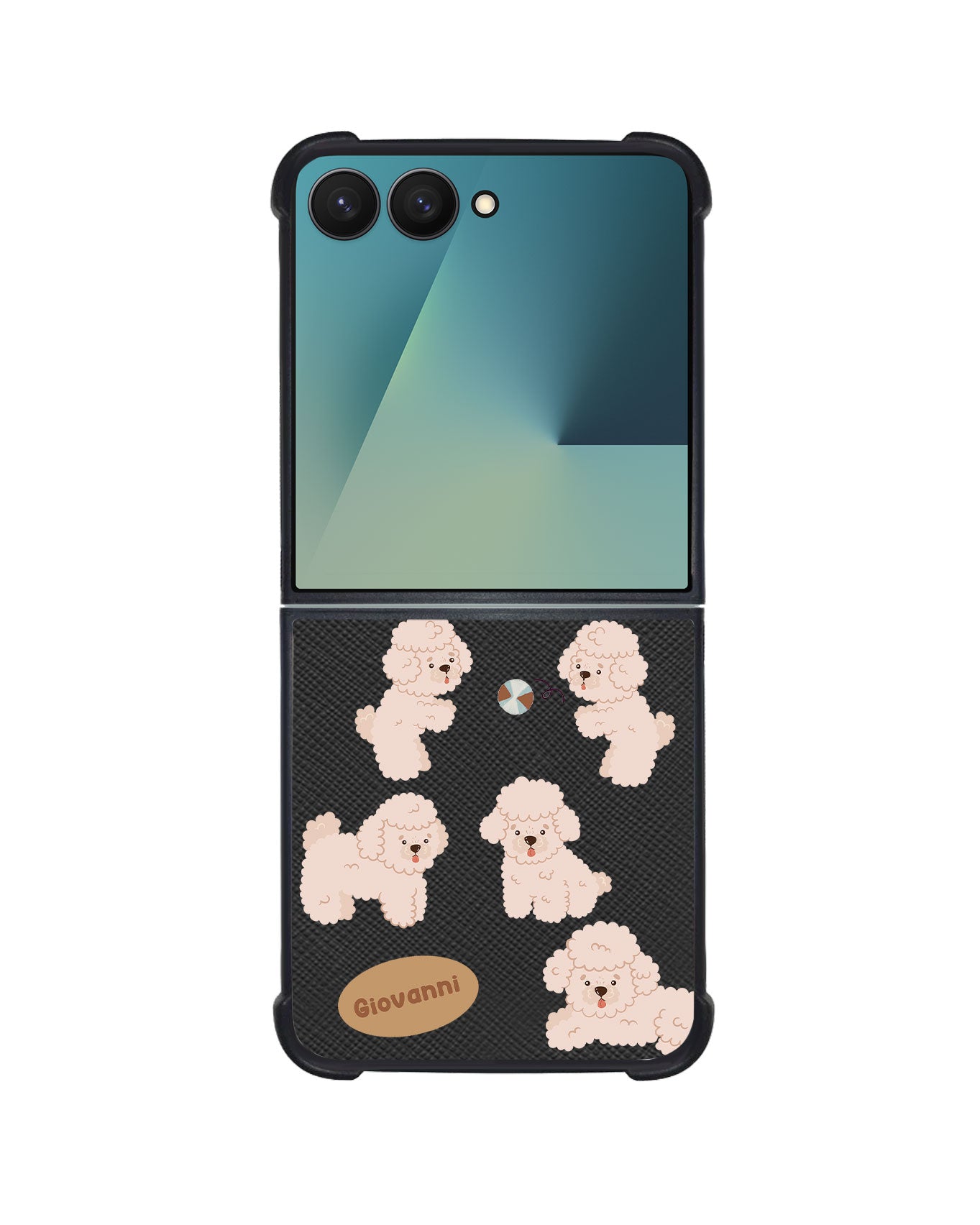Android Flip / Fold Leather Grip - Poodle Squad 2.0