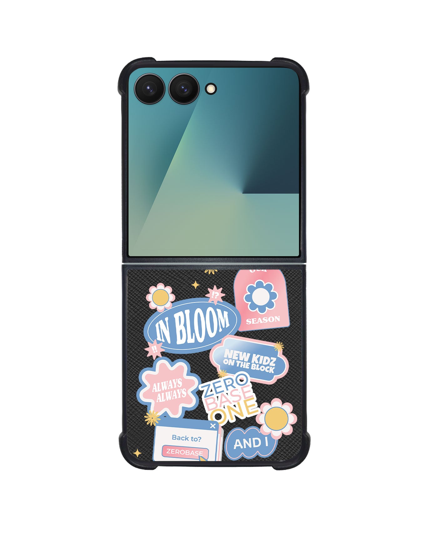 Android Flip / Fold Leather Grip - Zerobaseone Song Sticker Pack