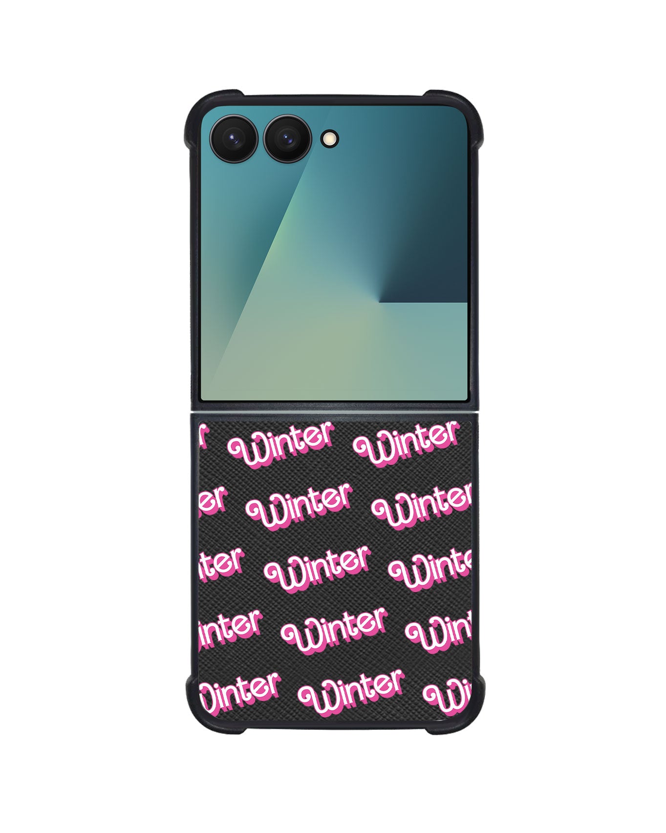 Android Flip / Fold Leather Grip - Barbie Monogram