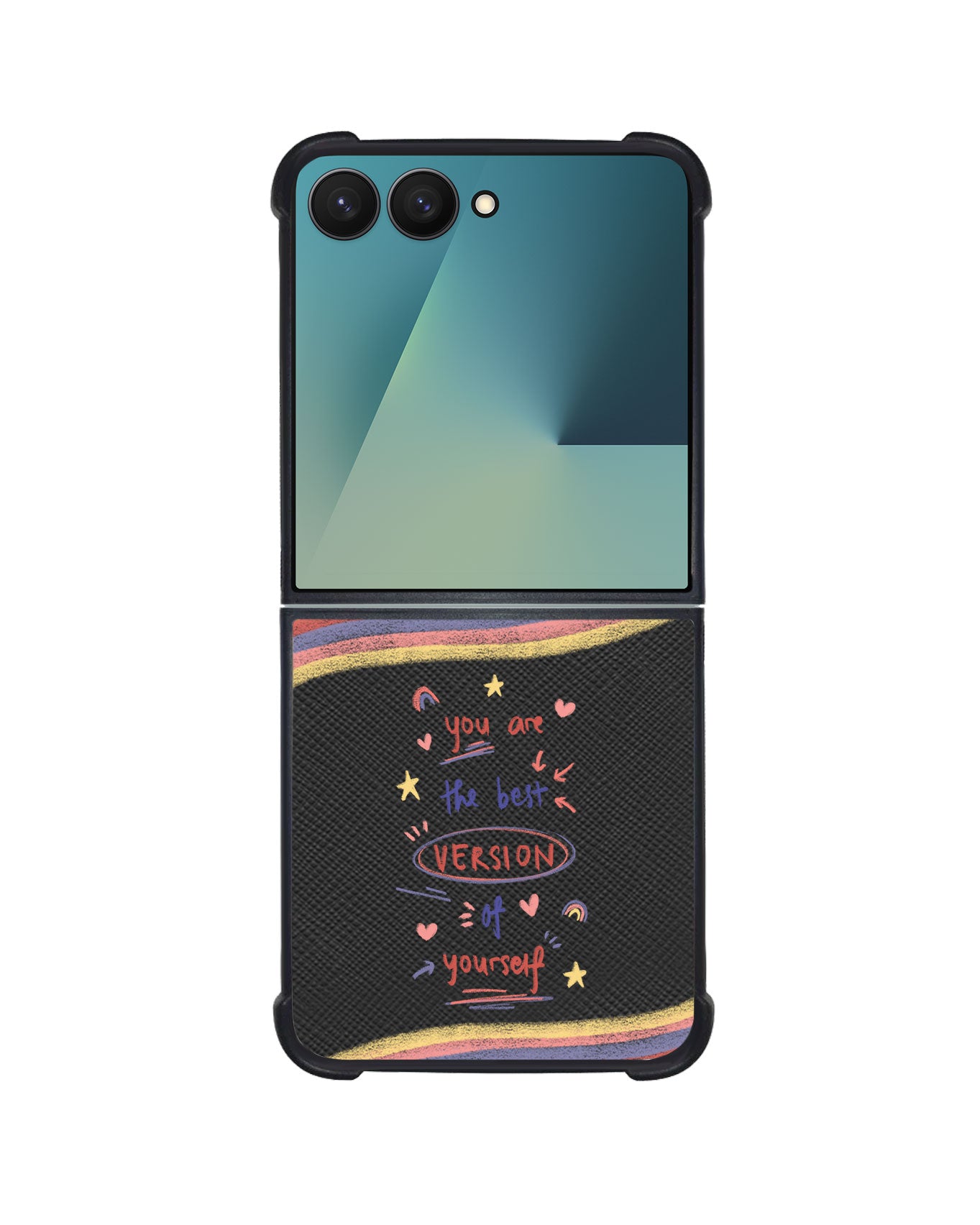 Android Flip / Fold Leather Grip - Love Yourself