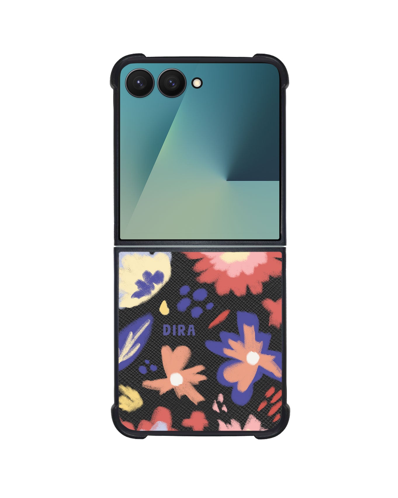 Android Flip / Fold Leather Grip - Flower Lovers