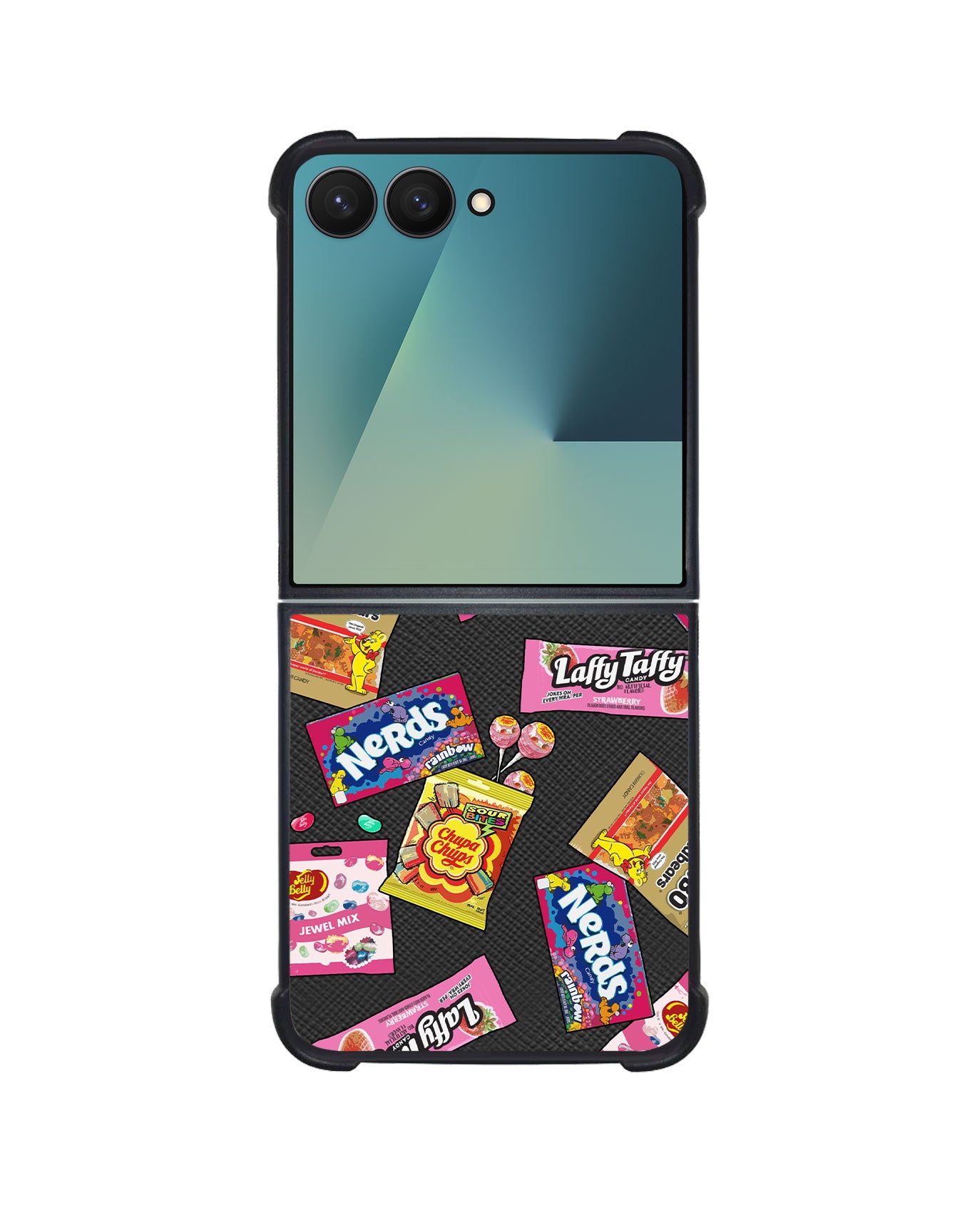 Android Flip / Fold Leather Grip - Sweets and Gummies