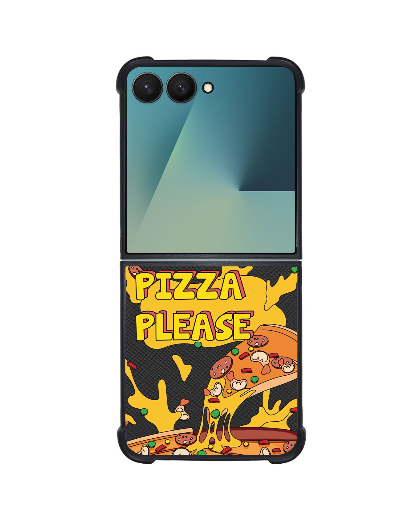 Android Flip / Fold Leather Grip - Pizza