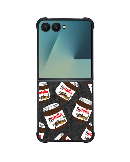 Android Flip / Fold Leather Grip - Nutella