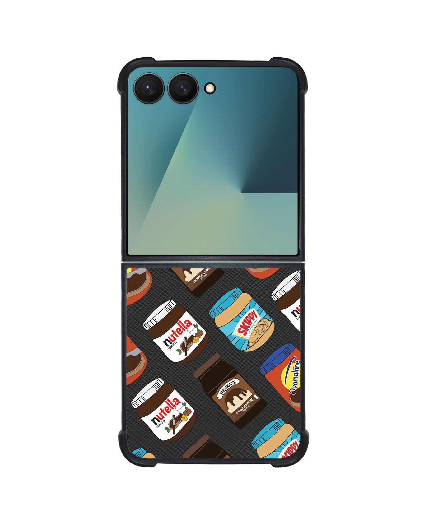 Android Flip / Fold Leather Grip - Choco Spread