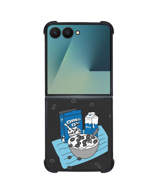 Android Flip / Fold Leather Grip - Cereal O's 1.0