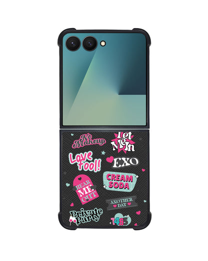 Android Flip / Fold Leather Grip - EXO Cream Soda
