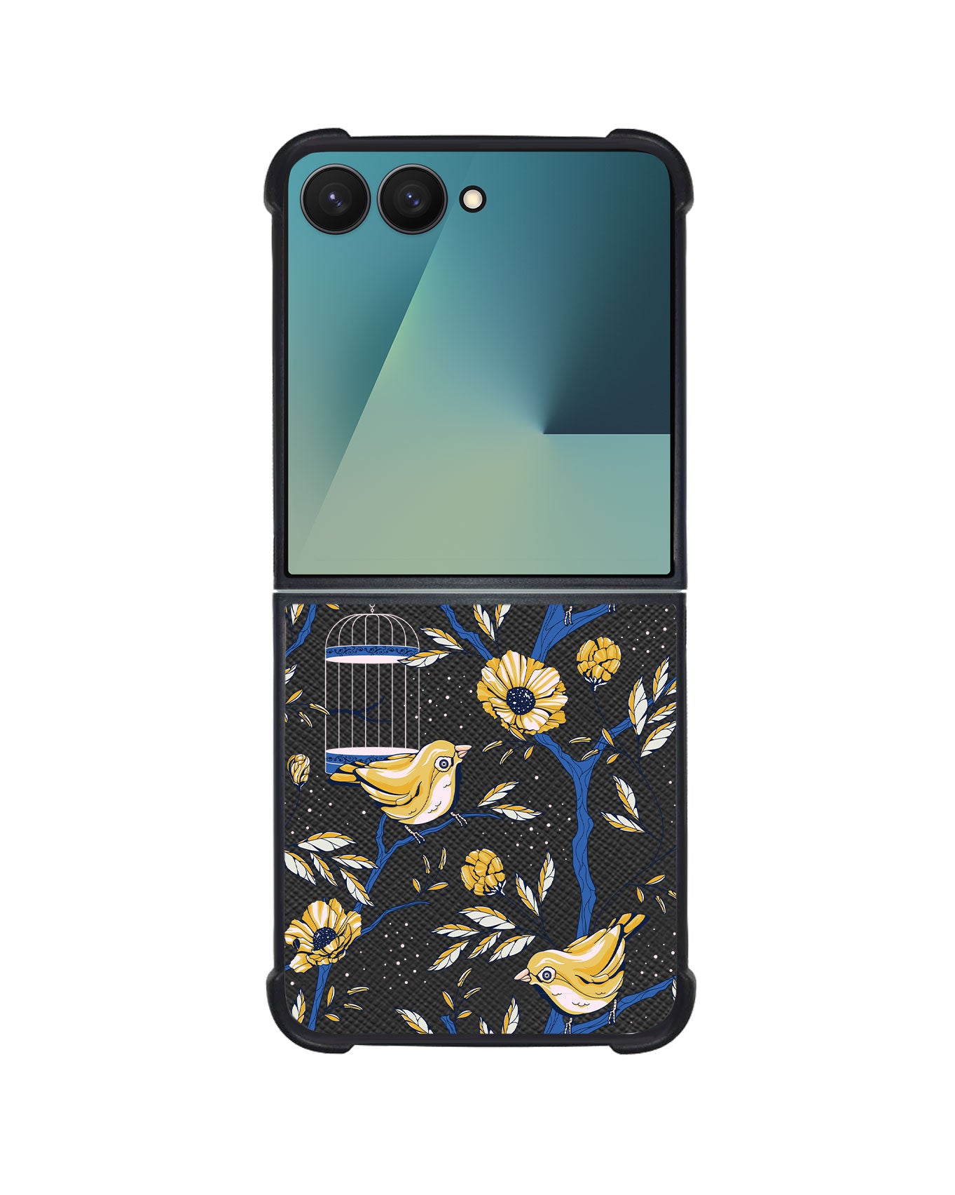 Android Flip / Fold Leather Grip - Lovebird 16.0