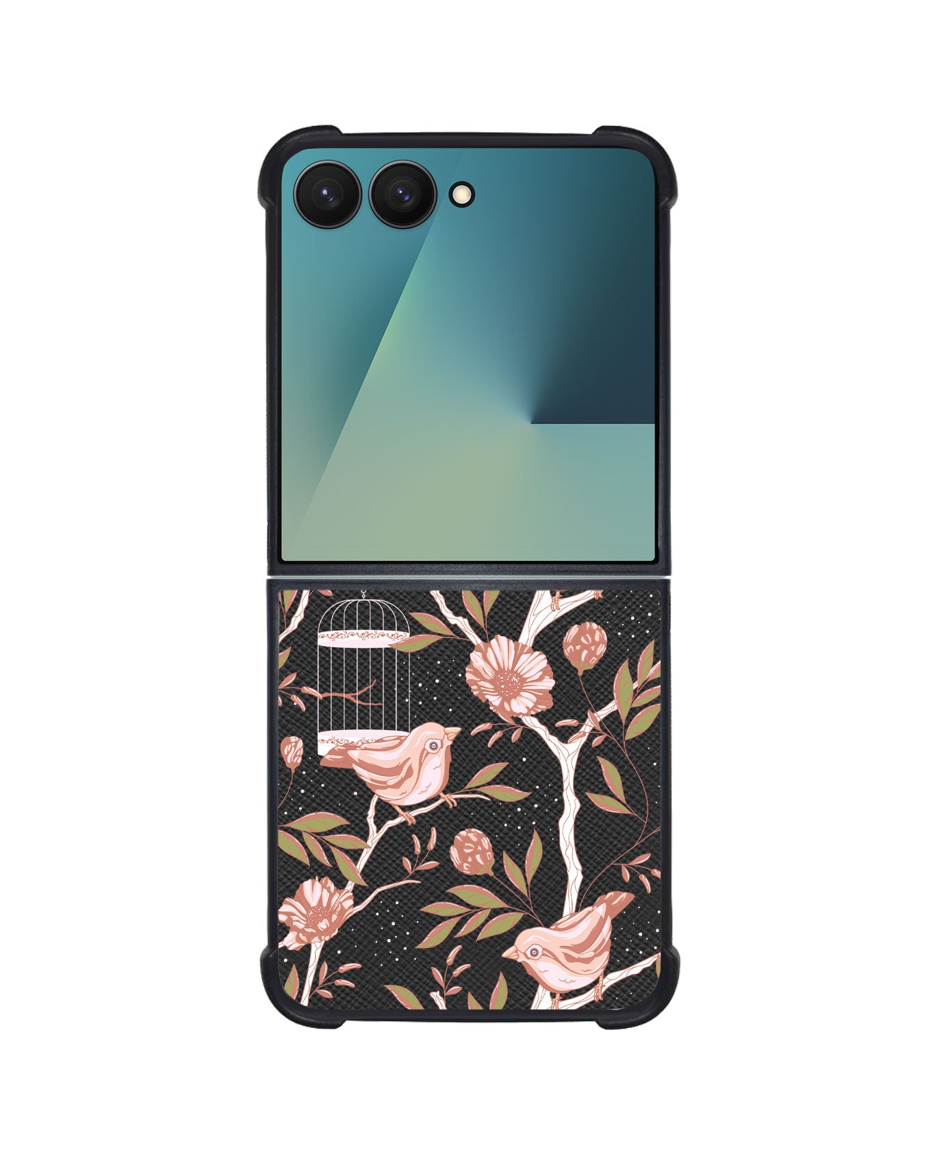 Android Flip / Fold Leather Grip - Lovebird 14.0