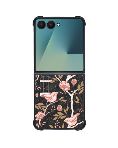 Android Flip / Fold Leather Grip - Lovebird 14.0