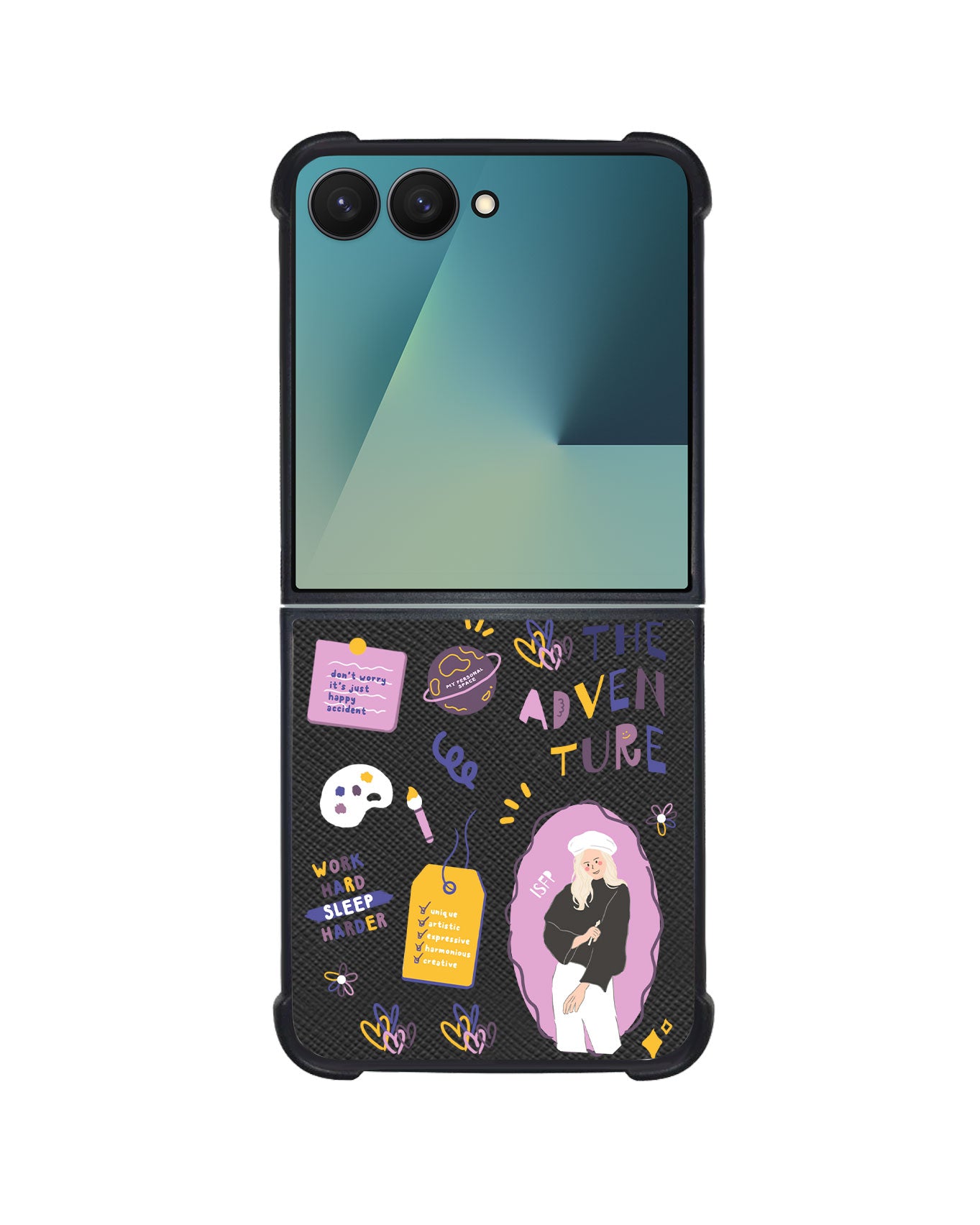 Android Flip / Fold Leather Grip - ISFP