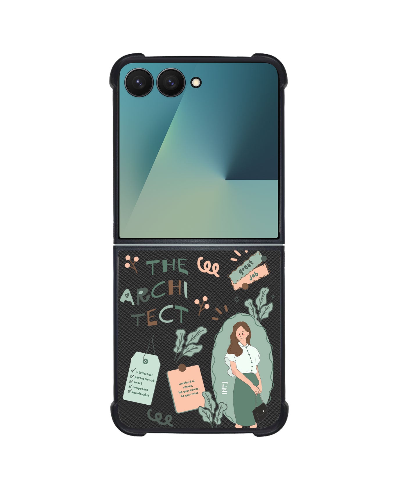 Android Flip / Fold Leather Grip - INTJ